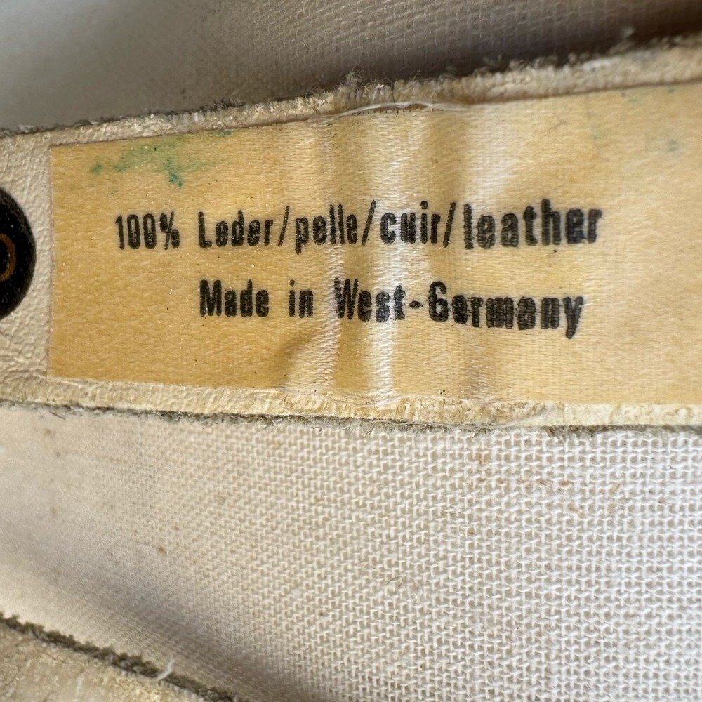 Lily Farouche Munich Vintage White Leather Studded Buffalo Nickel Western Belt - Picture 8 of 13